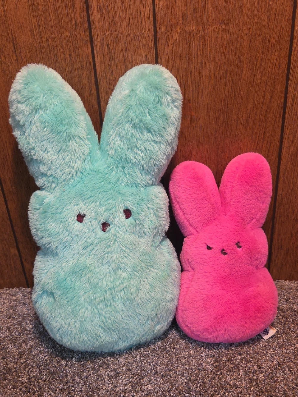Blue and Pink Peeps Plushies